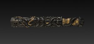 Manico di Kozuka, 1800s da Unbekannt