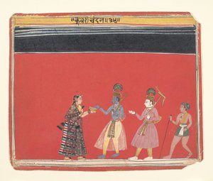 Krishna accetta un