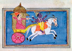 Krishna, divinità indù, un avatar di Vishnu, XVII secolo da Unbekannt
