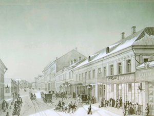 Kuznetsky Most, Mosca, Russia, 1840s da Unbekannt