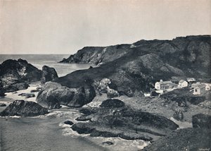 Kynance Cove - La Baia e il Villaggio, 1895
