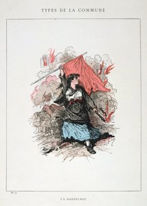 La Barricata, Comune di Parigi, 1871 da Unbekannt