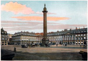 La Colonna Vendome, Parigi, c1900 da Unbekannt