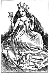La Damoiselle, 1466, 1870 da Unbekannt