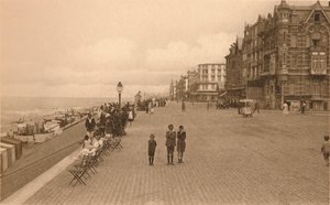 La Digue, la passeggiata, c1900 da Unbekannt