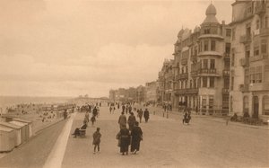 La Digue, la passeggiata, c1900 da Unbekannt