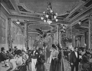 La Grande Salle Du Cafe Americain, 1900 da Unbekannt