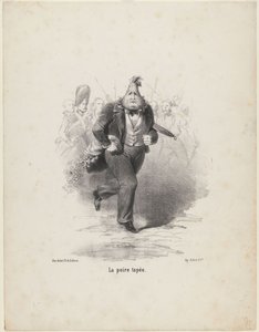 La Poire Tapée, ca 1848 da Unbekannt