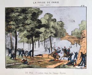 La presa di Parigi, 22 maggio 1871 da Unbekannt