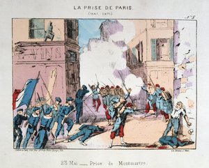 La Presa di Parigi, maggio 1871 da Unbekannt
