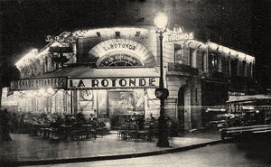 La Rotonde, Boulevard du Montparnasse, c. 1925 da Unbekannt