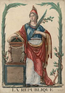 La Repubblica Figura allegorica della Repubblica Francese, 1793 da Unbekannt
