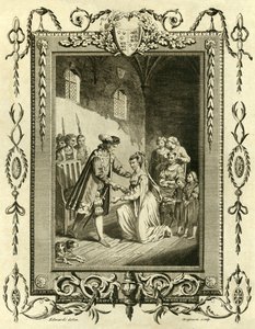Lady Elizabeth Grey che chiede a Edoardo IV di restituirle le sue terre, 1461, 1783 da Unbekannt