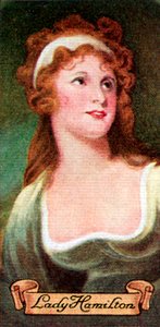 Lady Hamilton, da una serie di carte da sigarette, 1935 da Unbekannt