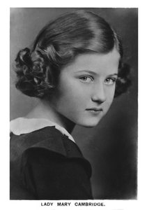 Lady Mary Cambridge, 1937 da Unbekannt