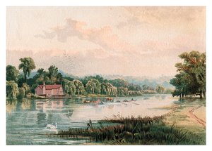 Lago a Virginia Water, 1880 da Unbekannt