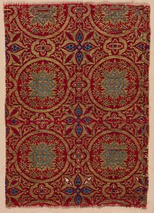 Lampasso con rosoni foliati, 1300