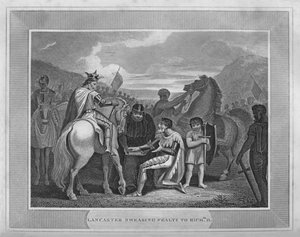 Lancaster che giura fedeltà a Riccardo II, 1838