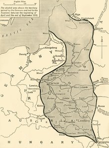Territorio preso dalla Germania alla Russia, Prima Guerra Mondiale da Unbekannt
