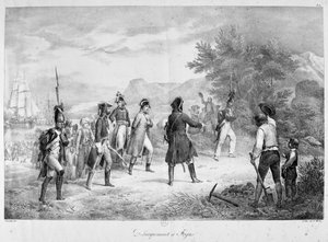 Sbarco a Fréjus, marzo 1815 da Unbekannt