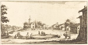 Paesaggio, nel o dopo il 1635 da Unbekannt