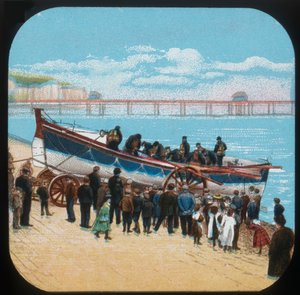 Varo della scialuppa di salvataggio, c1900 da Unbekannt