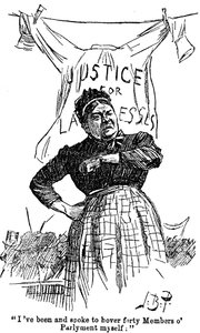 Sciopero delle lavandaie, 1891 da Unbekannt