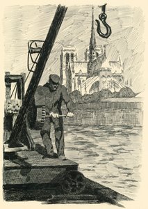 Le Chevet de Notre-Dame, Le Matin, 1903 da Unbekannt