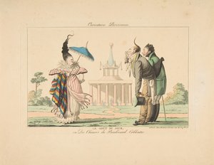 Il gusto del giorno o dei cinesi del Boulevard Coblentz, da Caricature Parigine