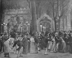 Le Jardin Du Bal Bullier, 1900 da Unbekannt