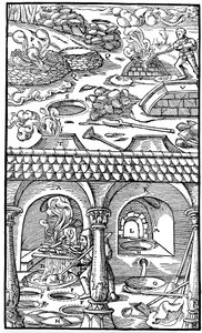 Fusione del piombo, 1556 da Unbekannt