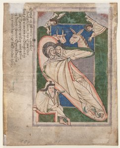Foglio da un Salterio: Natività (verso) da Unbekannt