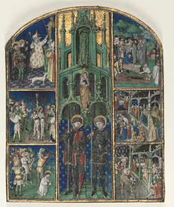 Foglio dalle Ore del Duca Luigi di Savoia: Santi Nereo e Achilleo, metà 1400 da Unbekannt