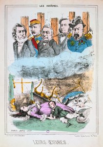 Les Infames, Comune di Parigi, aprile 1871 da Unbekannt