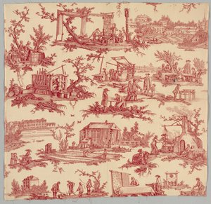 Les Travaux de la Manufacture, c. 1790 da Unbekannt