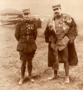 Tenente Georges Guynemer e Capitano Felix Brocard, piloti da caccia francesi da Unbekannt