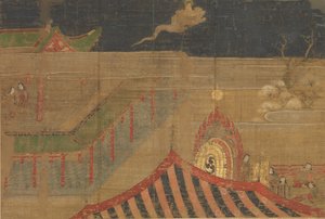 Vita del Buddha: Abbandono della vita di palazzo da Unbekannt