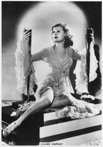 Lilian Harvey, attrice cinematografica britannica nata in Germania, c1938