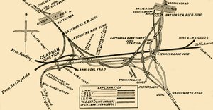 Linee ferroviarie a Clapham Junction da Unbekannt