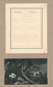 Versi scritti in un album, a Malta, c1812 da Unbekannt