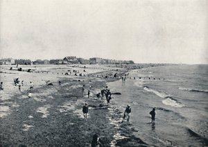 Littlehampton - A bagnarsi con la bassa marea, 1895