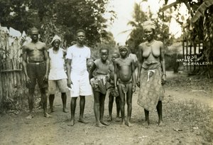 Gente del posto, Sierra Leone da Unbekannt