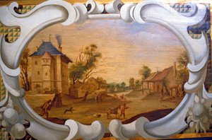 Loire Atlantique N* 042 - Chateau de Haute Goulaine - Legno dipinto da Unbekannt