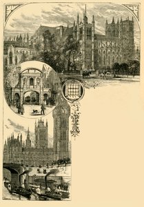 Londra. Westminster e i sobborghi occidentali, 1881 da Unbekannt