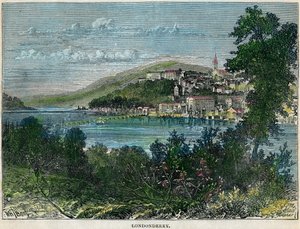 Londonderry, Ulster, Irlanda, c. 1880 da Unbekannt