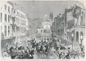 Il benvenuto di Londra alla Principessa Alexandra, 1863 da Unbekannt