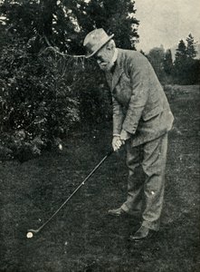 Lord Avebury si è recentemente dedicato al golf, 1901 da Unbekannt
