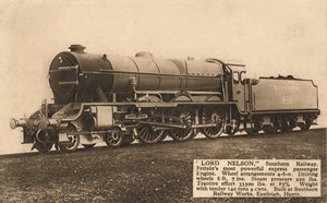 Lord Nelson, Southern Railway, c1930 da Unbekannt