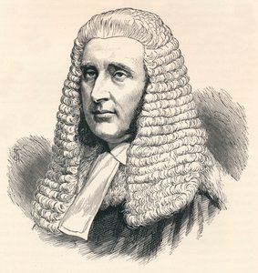 Lord Penzance, giudice della Corte degli Archi, 1896 da Unbekannt
