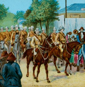Ingresso di Stato di Lord Roberts a Bloemfontein da Unbekannt